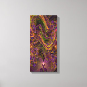 Candy Waters Autism Artist Stretched Canvas Print