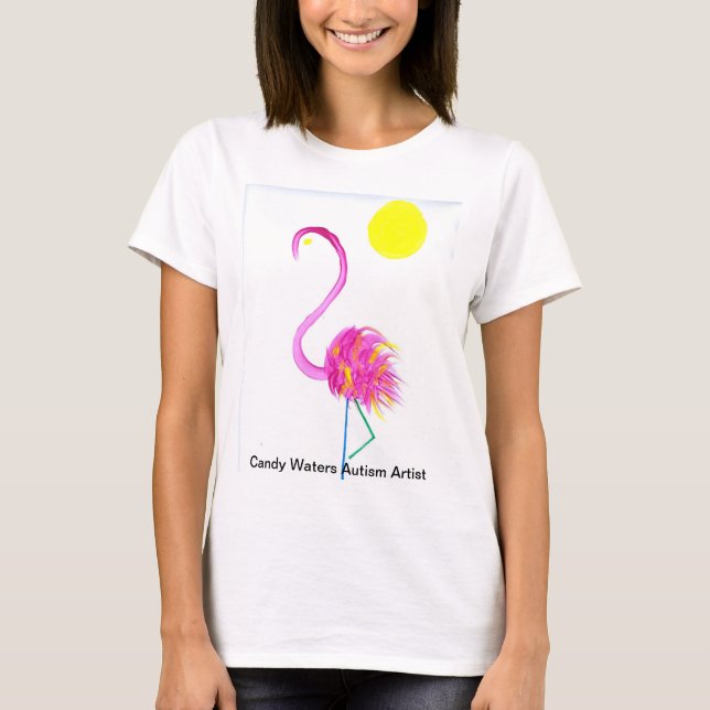 Candy Waters Autism Artist T-Shirt (Front)