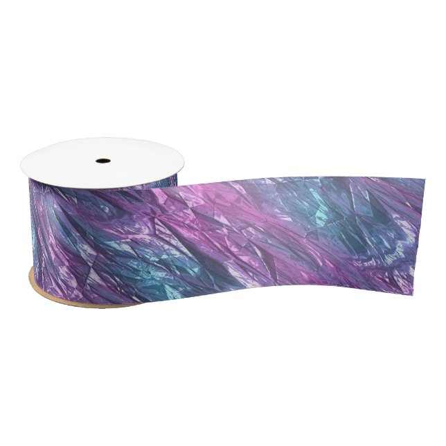 candy wrapper - blue/purple : satin ribbon (Spool)