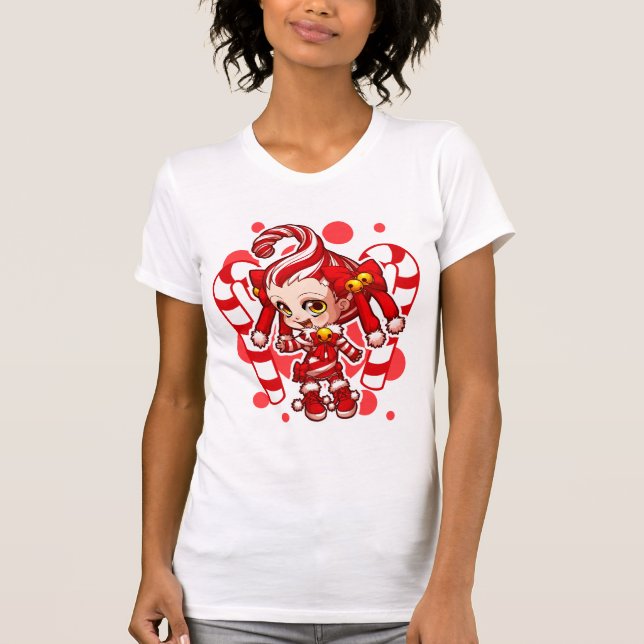 Candycane-chan Light Shirt (Front)