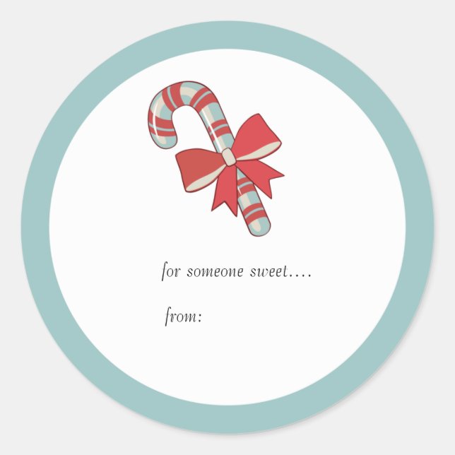 Candycane - Holiday git tags (Front)