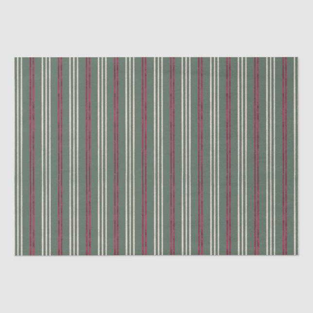 Candycane Palm, Hawaiian Style Christmas Tissue Paper (Front)