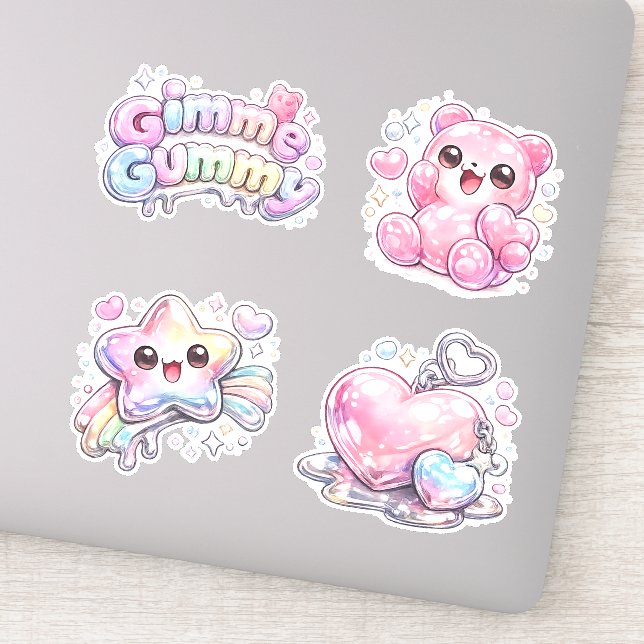 Candycore Pastel Gummy Bear & Y2K Kawaii (Detail)