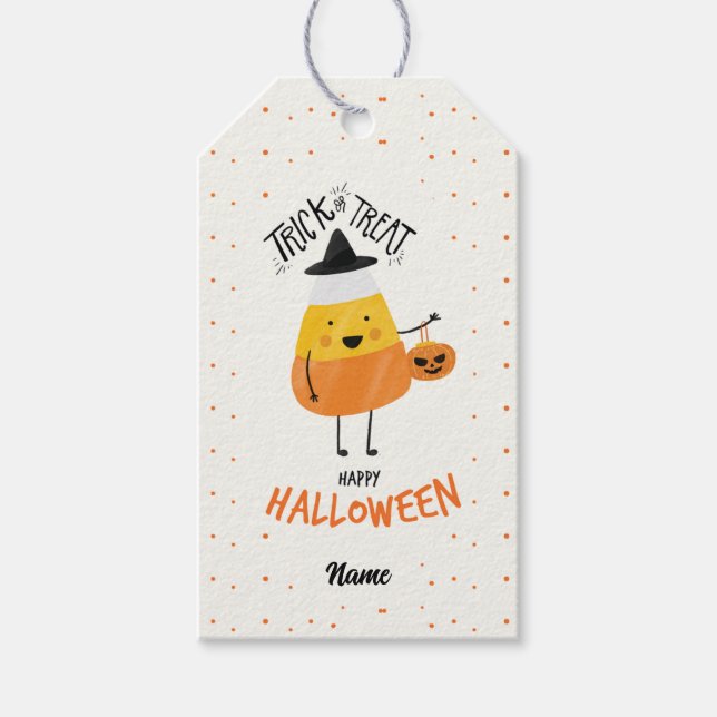 Candycorn Halloween Tags (Front)