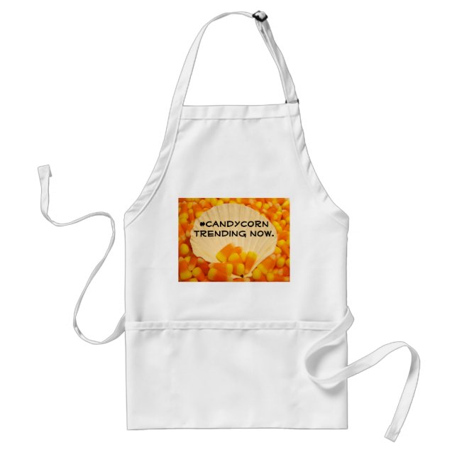 #CandyCorn Trending Now Twitter trends Candy Corn Standard Apron (Front)