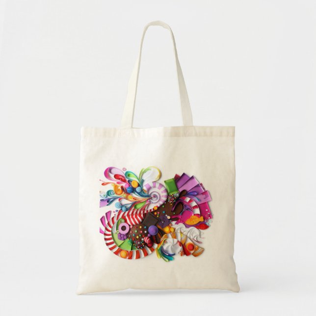 CandyCrush inspired tote bag (Front)