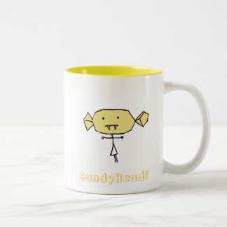 CandyHead bitey Mug Yellow