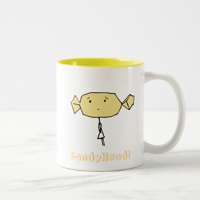 CandyHead oh ? Jaune de tasse (Droit)