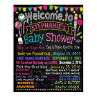 Candyland Baby Shower Party chalkboard sign