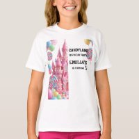 Candyland Birthday Girl Custom T-Shirt