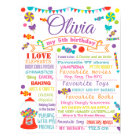 Candyland Candies Birthday Party sign poster