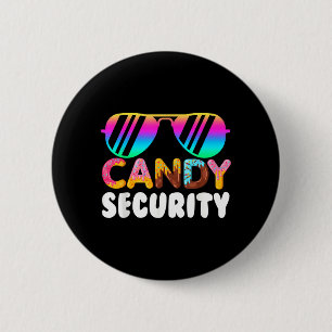 Candyland Candy Security Funny Candy Halloween 2 Inch Round Button