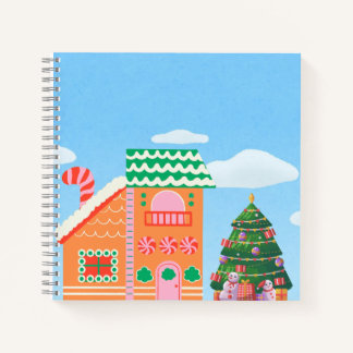 Candyland Christmas Magic Notebook