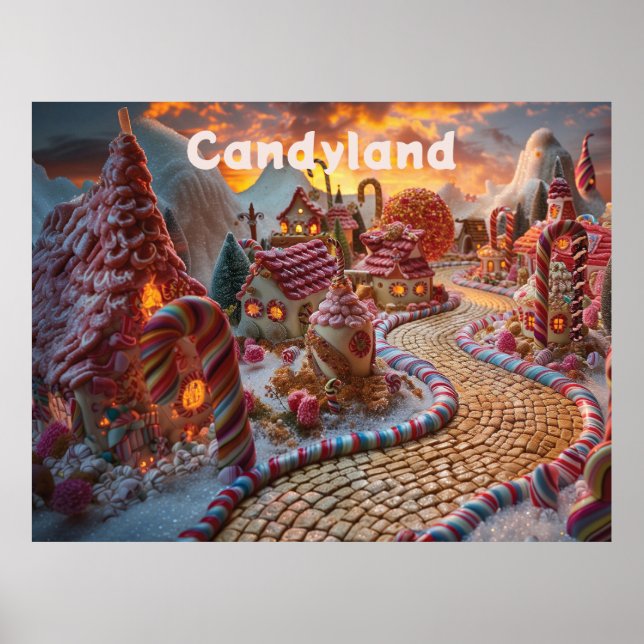 Candyland fantasy poster (Front)