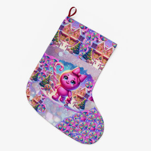 CandyLand GumDrop Large Christmas Stocking