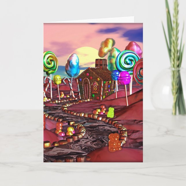 Candyland Holiday Card (Front)