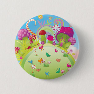 Candyland Magic 2 Inch Round Button