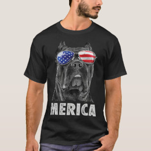 Cane Corso 4th of July Merica Men s American Flag T-Shirt