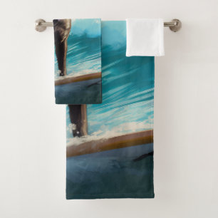 Cane Corso Beach Surf Peinture