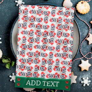Cane Corso Christmas Dog Kitchen Towel