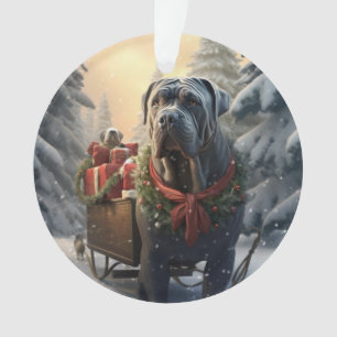 Cane Corso christmas,dog memorial gift,dog lover g Ornament