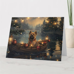 Cane Corso Christmas Festive Voyage Card