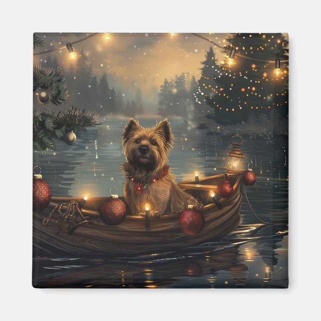 Cane Corso Christmas Festive Voyage Magnet (Front)