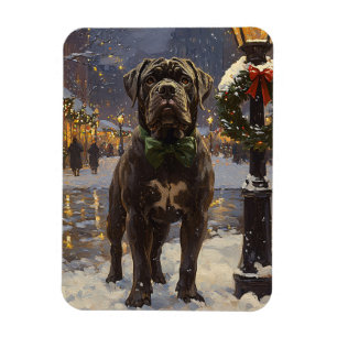 Cane Corso Christmas Flexible Magnet