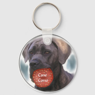 Cane Corso Christmas Gifts Keychain