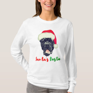 Cane Corso Christmas Santa's Bestie Family Pajama T-Shirt