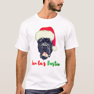Cane Corso Christmas Santa's Bestie Family Pajama T-Shirt