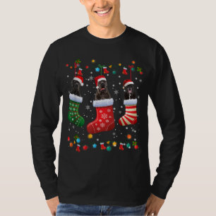 Cane Corso Christmas Socks Funny Pajama Xmas Dog L T-Shirt