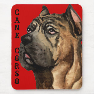 Cane Corso Colour Block Mouse Pad