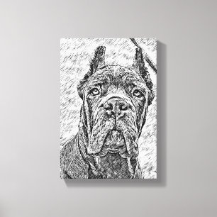 Cane Corso corsa puppy dog  Canvas Print
