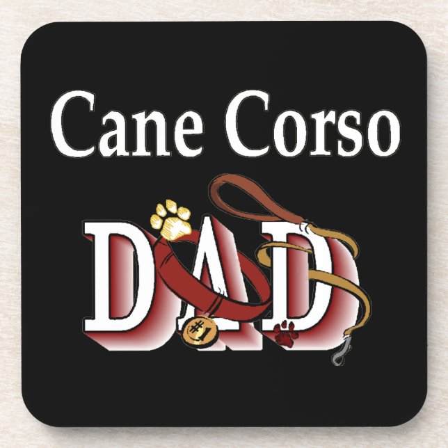 Cane Corso Dad Coaster (Front)