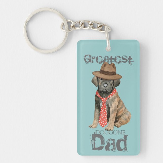 Cane Corso Dad Keychain (Front)