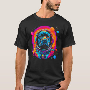 Cane Corso Dog Astronaut in Space T-Shirt