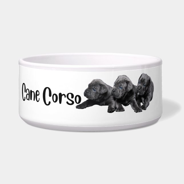 Cane Corso - dog bowl by breed  (Front)