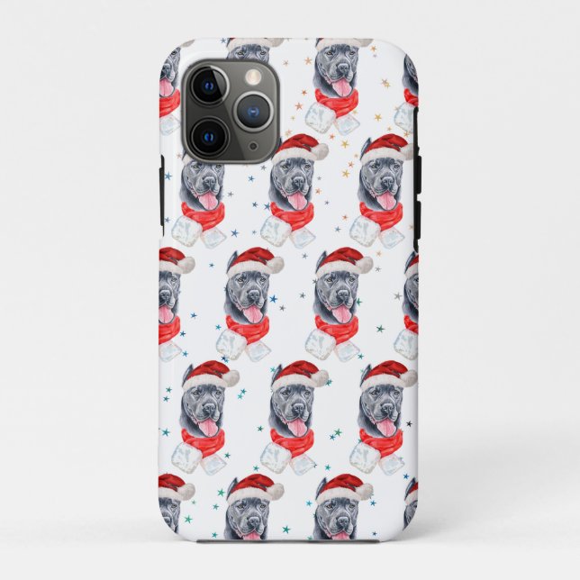 Cane Corso Dog Breed Christmas Stars Case-Mate iPhone Case (Back)