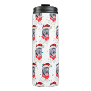 Cane Corso Dog Breed Christmas Stars Thermal Tumbler