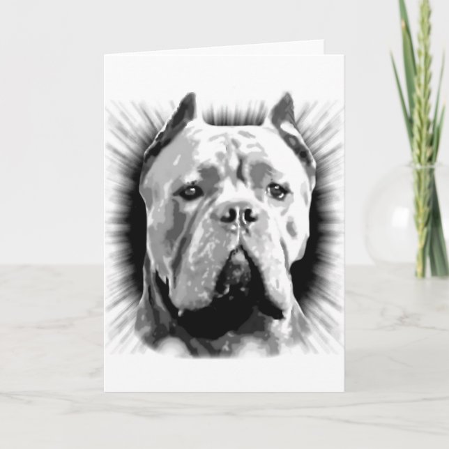 Cane Corso Dog Card (Front)