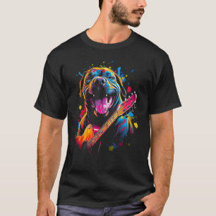 Cane Corso Dog Guitar T-Shirt