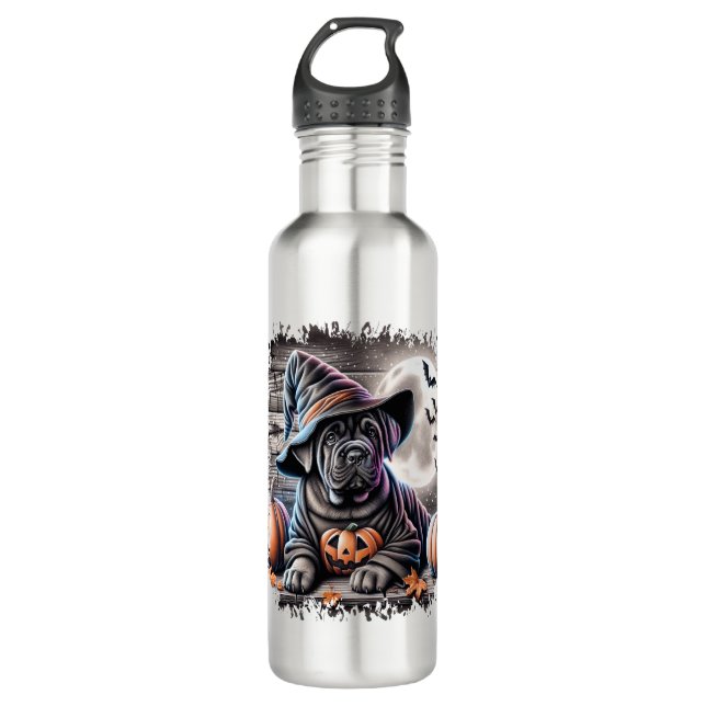 Cane Corso Dog Halloween 710 Ml Water Bottle (Front)