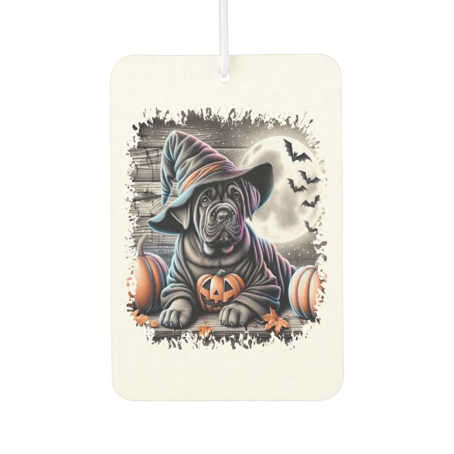 Cane Corso Dog Halloween Air Freshener (Front)