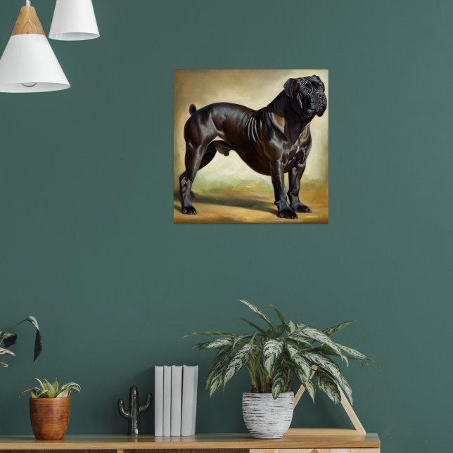 Cane Corso Dog Poster (Living Room 1)