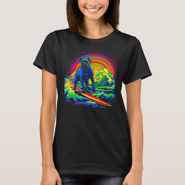 Cane Corso Dog Surf T-Shirt (Front)