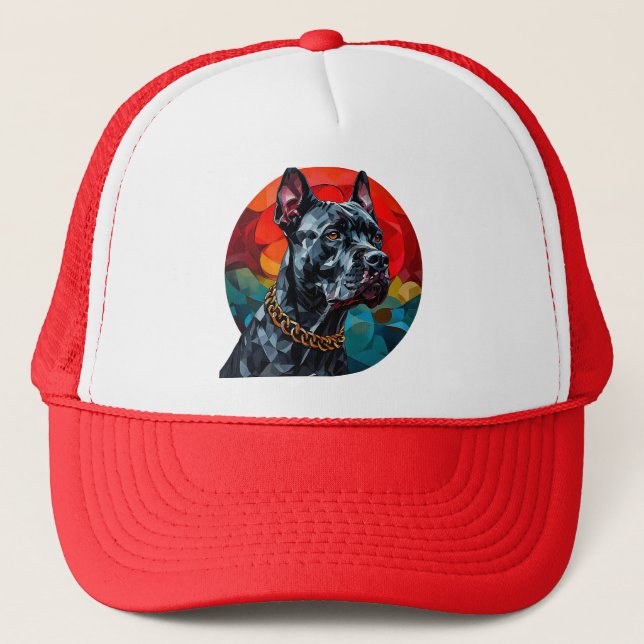 Cane Corso Dog Trucker Hat (Front)