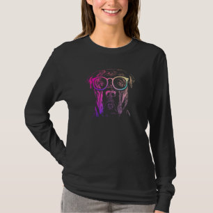 Cane Corso Dog With Sunglasses Colourful Cute Dog T-Shirt