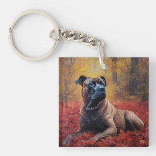 Cane Corso en automne Feuilles automne Inspire