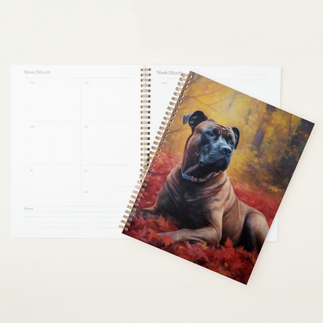 Cane Corso en automne Feuilles automne Inspire (Devant avec enveloppe)